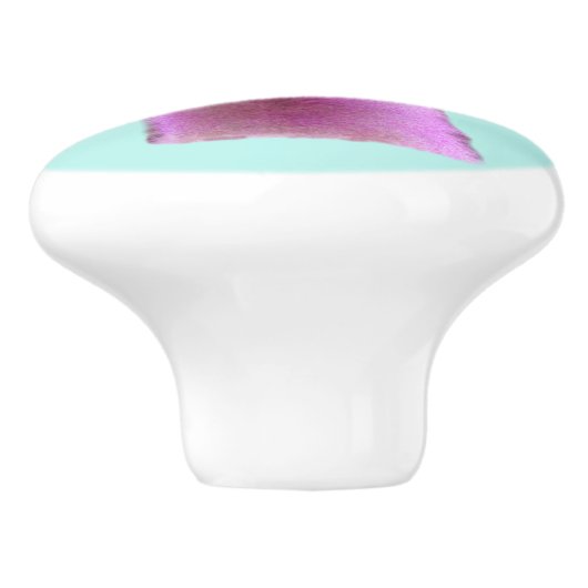 Llama cool rose ! Boutons de porte (Côté)