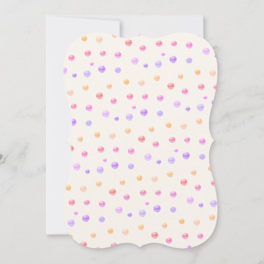 Llama-corn 7e anniversaire de fête Invitation (Dos)