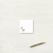 Llama Cute Funny Kerstfeestdag Post-it® Notes (Op bureau)