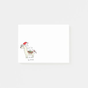 Llama Cute Funny Kerstfeestdag Post-it® Notes