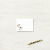 Llama Cute Funny Kerstfeestdag Post-it® Notes (Op bureau)