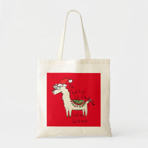 Llama Cute Funny Kerstfeestdag Tote Bag