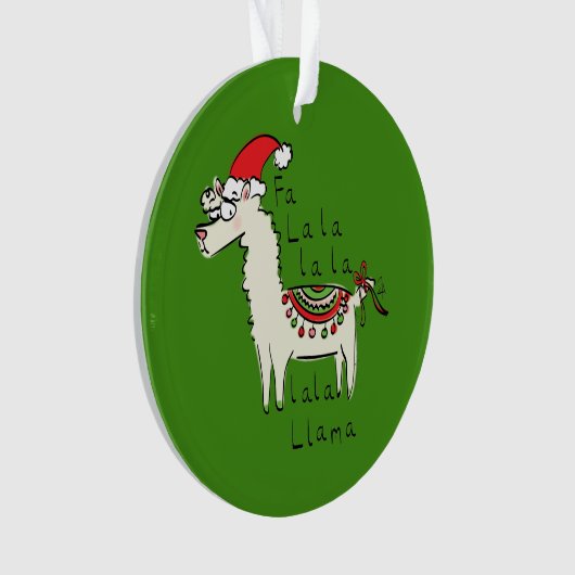 Llama Cute Funny Noël (devant)