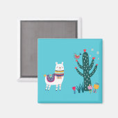 Llama Cute Magneet (Voorkant / Achterkant)