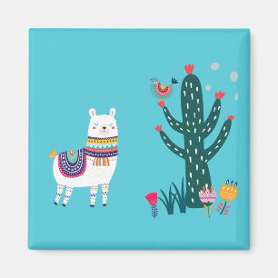 Llama Cute Magneet