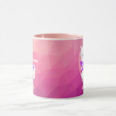 Llama Cute Personalized Mok (Midden)