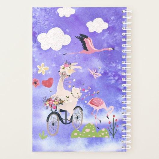 Llama Day Out Planner (Achterkant)