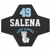 Llama de foot - Bleu, Noir et Blanc (Plat)
