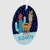 Llama de Noël de la femme mignonne (devant)