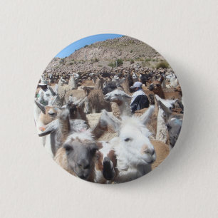 Llama Disco Ronde Button 5,7 Cm