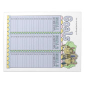 Llama Doelplanner Aangepaste Notitieblok (Voorkant)