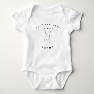 Llama Drama B Romper