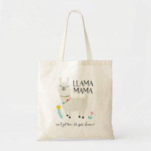 Llama Drama geen tijd voor drama mama Tote Bag