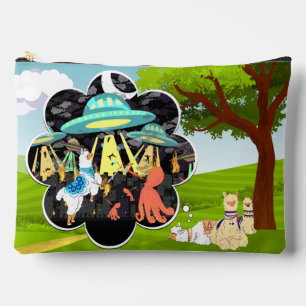 Llama Dromen Llama vs Inktvis uit de Buitenruimte Etui