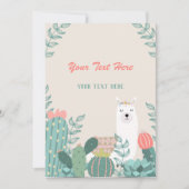 Llama Elke Gebeurtenis  Kaart (Voorkant)