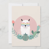 Llama Elke Gebeurtenis  Kaart (Achterkant)