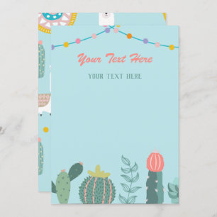 Llama Elke uitnodiging tot evenement