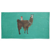 LLAMA EN OWL CHRISTMAS KUSSENSLOOP (Voorkant)