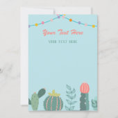 Llama Evenement Uitnodiging (Voorkant)