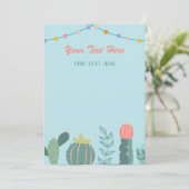 Llama Evenement Uitnodiging (Staand voorkant)