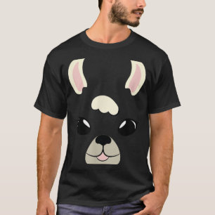 Llama Face Halloween kostuum Alpaca liefhebbers T-shirt
