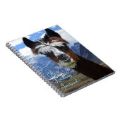 Llama Face Mountains Personalized Knitting Journal (Côté Droit)