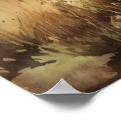 Llama Farm Animal Art Imprimer Poster (Coin)