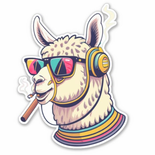 Llama Favor Sticker (Voorkant)