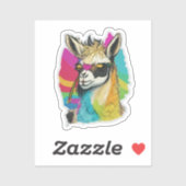 Llama Favor Sticker (Vel)