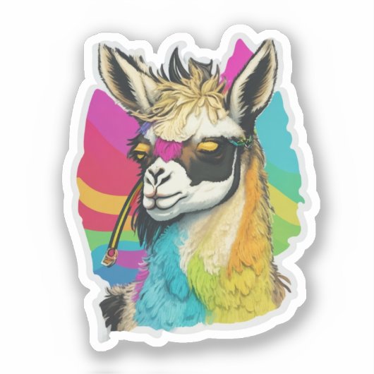 Llama Favor Sticker (Voorkant)