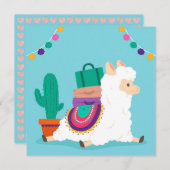 Llama Feestdagenkaart (Voorkant / Achterkant)