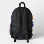 Llama Fiesta Bedrukte Rugzak (Achterkant)