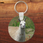 Llama-foto Sleutelhanger (Voorkant)