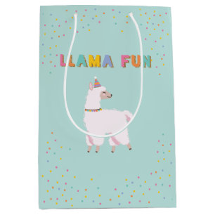 Llama Fun verjaardagscadezak Medium Cadeauzakje
