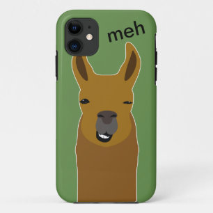 Llama Funny Face iPhone 11 Hoesje