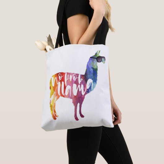 Llama. Geen Probllama. Geen prob-lama. Funny Sayin Draagtas (Dichtbij)