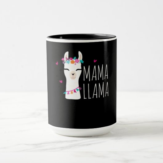 Llama Gift | Mama Llama Mok (Midden)