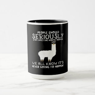 Llama Gift   Mensen moeten serieus Mok