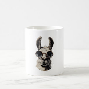 Llama Grappig Gezicht Koffiemok