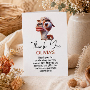 llama grappige karikaturen Mexicaanse 1e verjaarda Bedankkaart