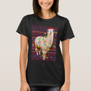 Llama Guirlandes de Noël Sweat Ugly Amoureux des C