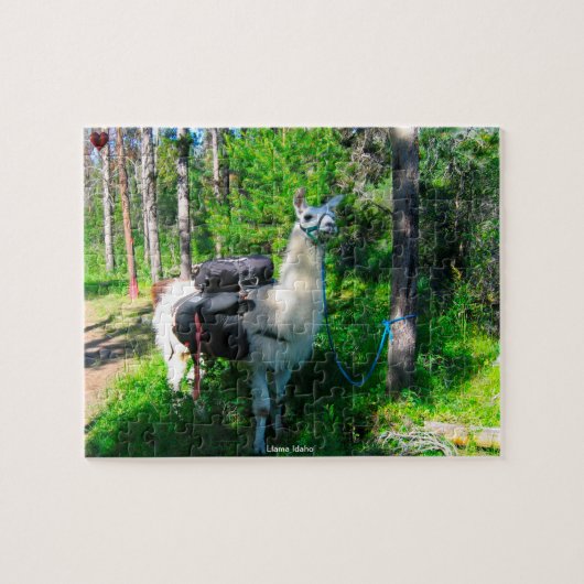 Llama Idaho Jigsaw Puzzle (Horizontal)