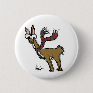 Llama in de Button Scarf