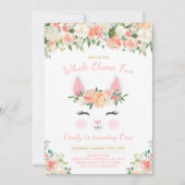 Llama Invitation Anniversaire Toute la Llama Fun P (Devant)