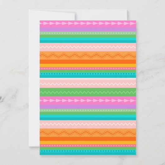 Llama Invitation Anniversaire Toute la Llama Fun P (Dos)
