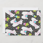 Llama Invitation Anniversaire Toute la Llama Fun P (Dos)
