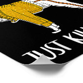 Llama Just Killed A Man Funny Llama Poster (Hoek)