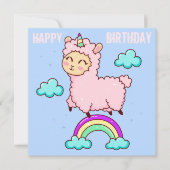 Llama Kerstkaart (Voorkant)