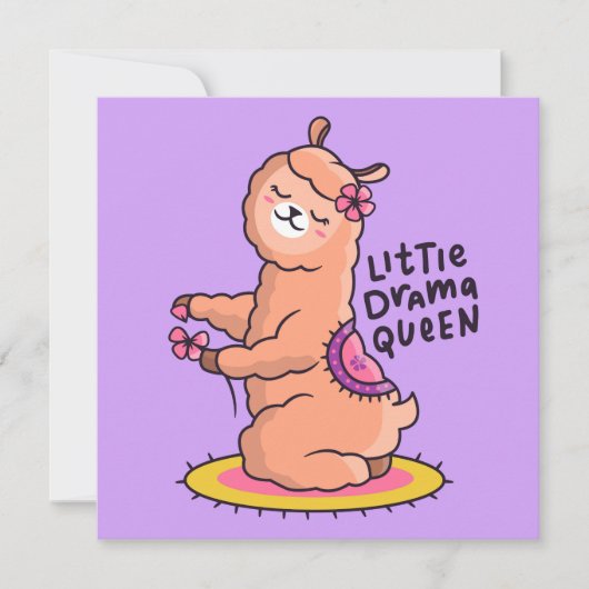 Llama Kerstkaart (Voorkant)