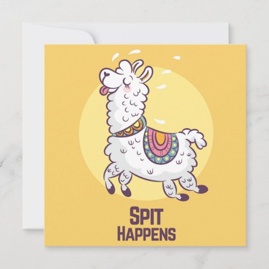 Llama Kerstkaart (Voorkant)